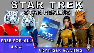Star Trek: Star Realms (4v4 Free-for-All) - Galactic Showdown!