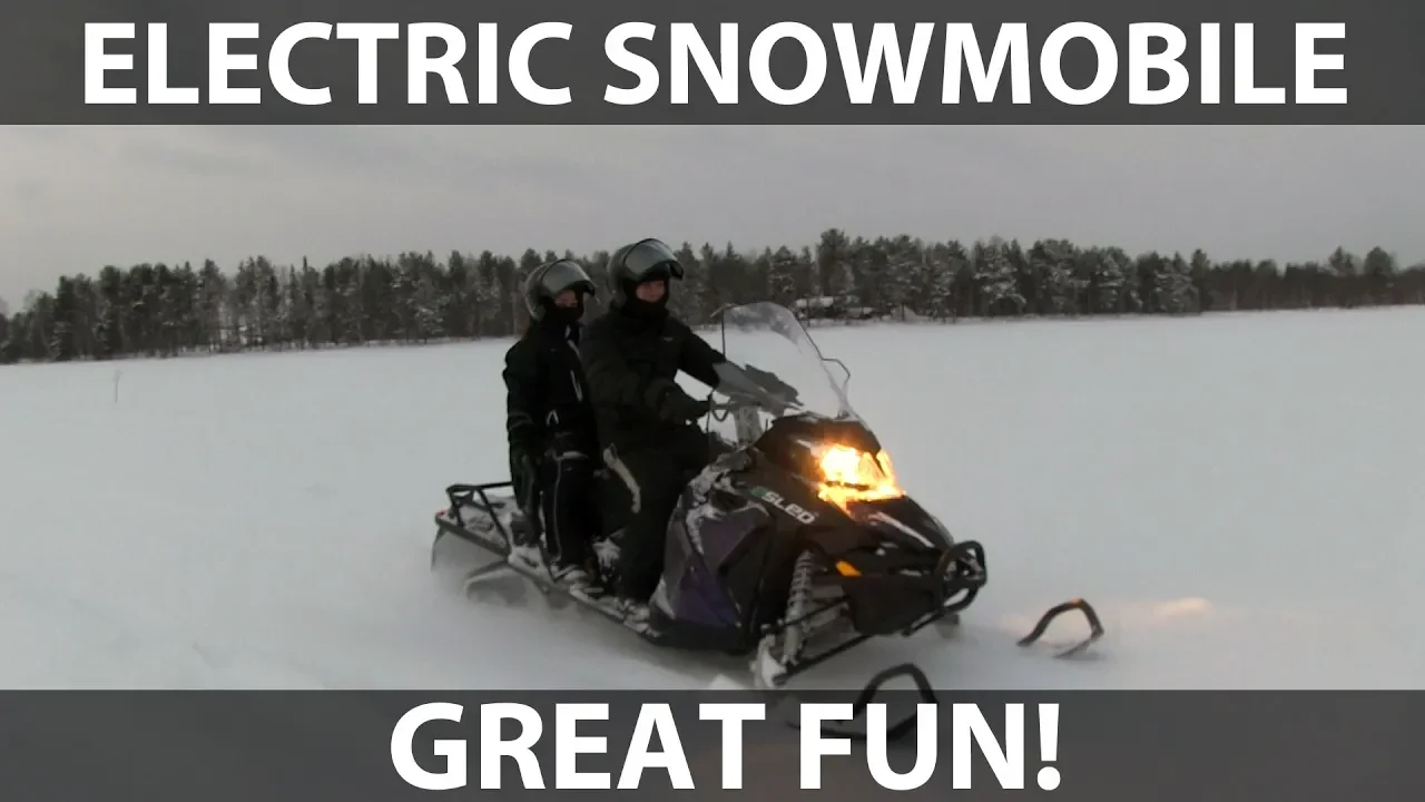 eSled electric snowmobile in Rovaniemi