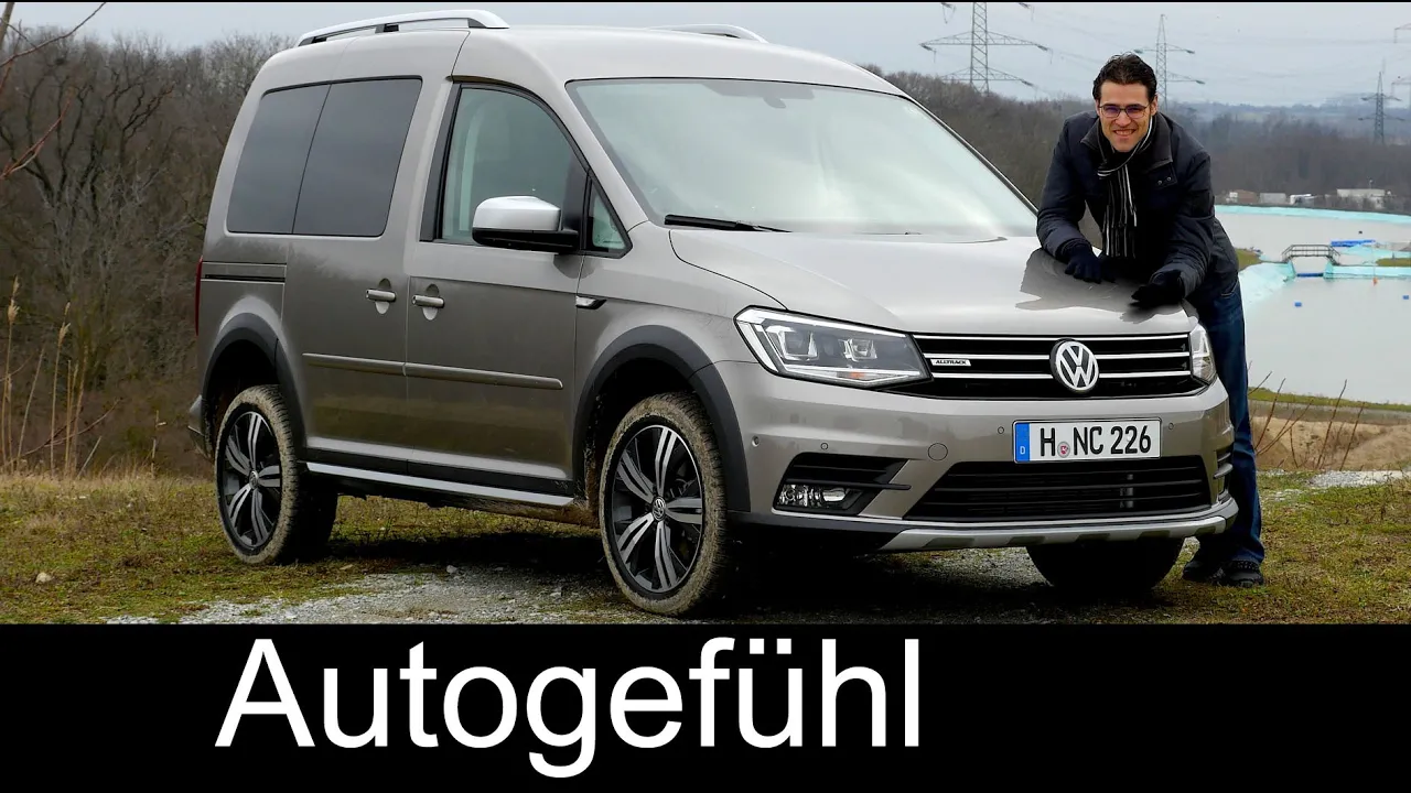 VW Volkswagen Caddy Alltrack FULL REVIEW Offroad test driven 4MOTION new crossover look neu
