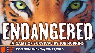 Endangered - game overview at BGG.CONline May 20-21, 2020