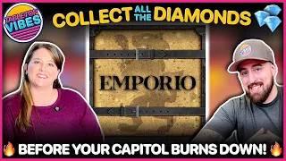 Emporio | A Game of MEDIEVAL CONQUEST, Collecting DIAMONDS, and Avoiding the Dreaded FIRE!