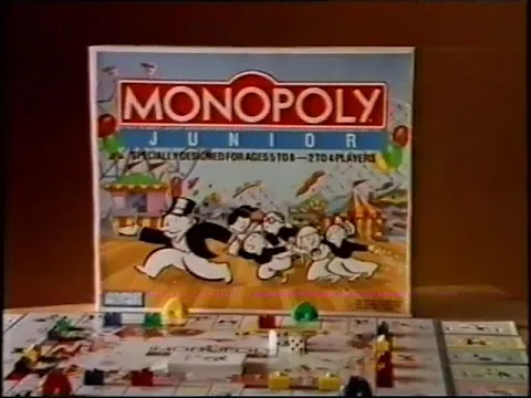 0029 Monopoly Junior επιτραπέζιο Kids Parker 1993