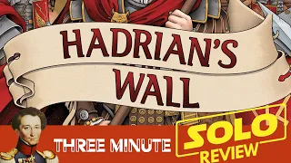 Hadrians Wall in about 3 minutes