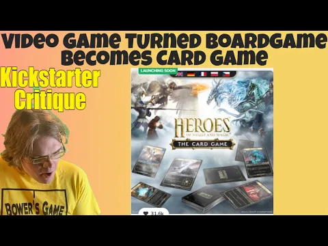 Heroes of Might & Magic: The Card Game - 31k Prelaunch Fans! (A-) Kickstarter Critique Review