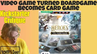 Heroes of Might & Magic: The Card Game - 31k Prelaunch Fans! (A-) Kickstarter Critique Review