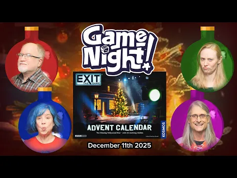 GameNight! 24 Days of Christmas Day 11 - Exit: The Game Advent Calendar - The Missing Hollywood Star