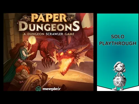 Grab Your Copy & Play Along | Paper Dungeons Solo Gameplay