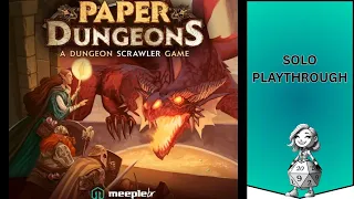 Grab Your Copy & Play Along | Paper Dungeons Solo Gameplay