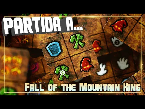 Partida a Fall of the Mountain King Juego de Mesa en Solitario | Cómo Jugar | Camino del Héroe #31