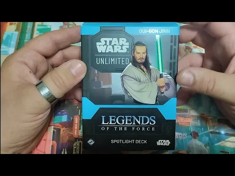 Star Wars Unlimited - Legends Of The Force - Qui-Gon Jinn - Spotlight Deck Unboxing