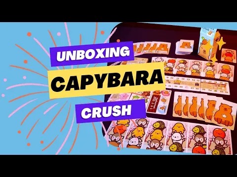 Unboxing Capybara Crush game - pocket version