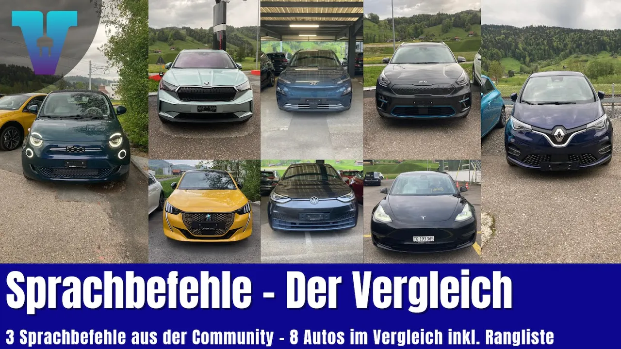 Der grosse Sprachbefehl Vergleich - 8 Autos im Test [Deutsch 4K] | Vision E Drive #106
