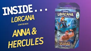 Inside…Disney Lorcana Ursula’s Return Deck Starter Deck - Sapphire & Steel (4K 60fps)