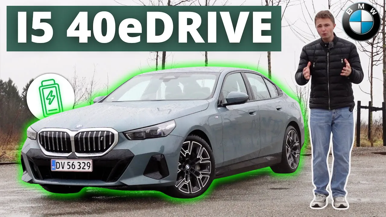 BMW gør det surt for konkurrenterne...! BMW I5 40edrive TEST