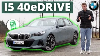 BMW gør det surt for konkurrenterne...! BMW I5 40edrive TEST