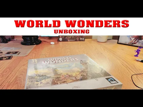 World Wonders Board Game UNBOXING | The Game Warrior | February 4th, 2024