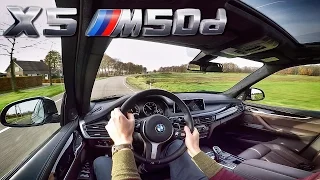 BMW X5 2017 M50d Test Drive & Interior Sound
