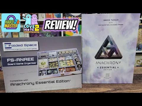 Anachrony Essentials Edition Folded Space Insert Review! Hard 2 Master #boardgames