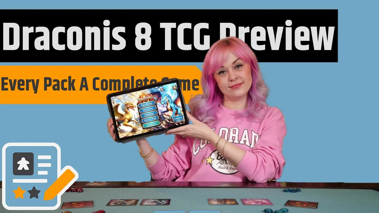 Draconis 8 TCG Preview - Every Pack Is A Complete Game