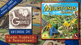 MILESTONES Board Game - Full Tutorial How To Play & Review - Episode 24: Roads, Rondels, & Resources