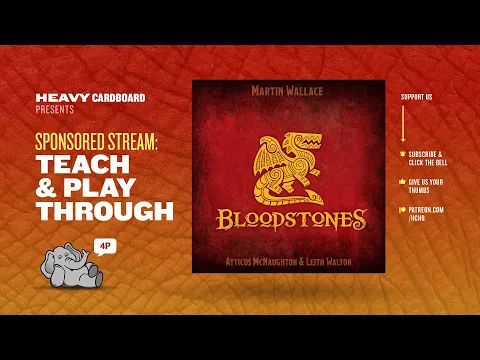 (KS) Bloodstones - 4p Teaching & Play-through by Heavy Cardboard