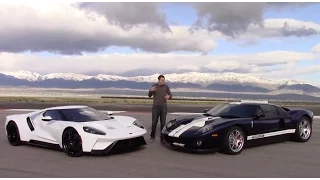 2017 Ford GT vs. 2005 Ford GT: First Comparison Test!