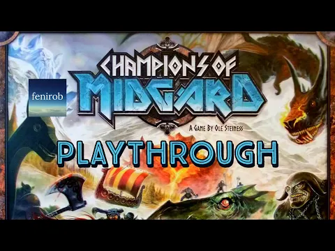 Champions Of Midgard Board Game | Playthrough