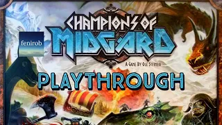 Champions Of Midgard Board Game | Playthrough