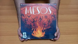 Unboxing di Mesos - gioco da tavolo