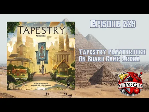Tapestry Board Game Playthrough on Board Game Arena | Civilization Building Epic!
