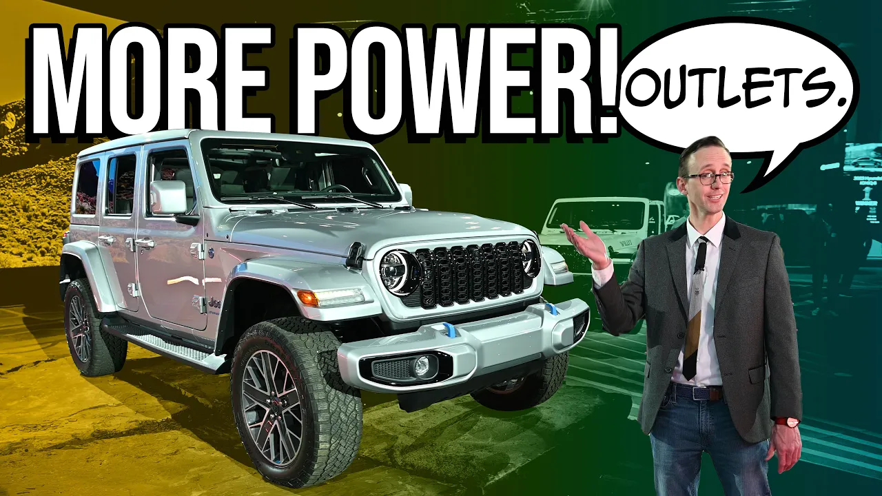 2024 Jeep Wrangler 4xe: Bringing More Power to Off-Road Adventures | 2023 NY Auto Show