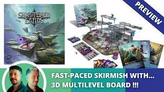 Shattered Lands: Prototype Preview. Fast-paced skirmish with 3D multilevel board.