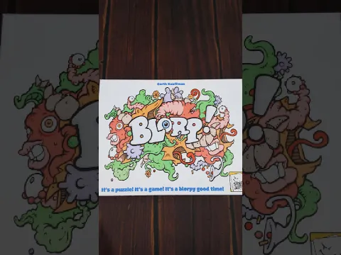 Unboxing BLORP! by Smirk & Dagger Games — Blobby Chaos Incoming #BLORP #boardgameunboxing