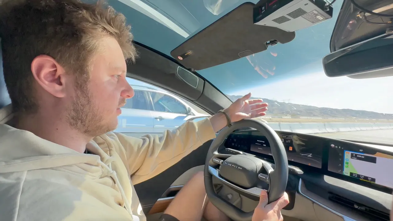 Lucid Air's Big Range Allows Us To Skip Full Charging Stations - Range vs Charging Speed
