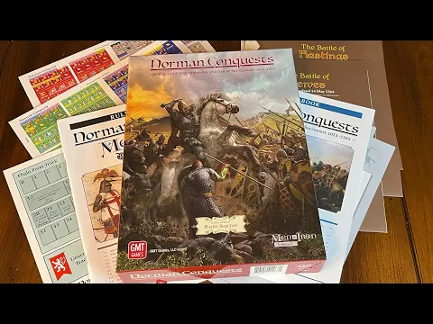 Norman Conquests: Men of Iron Volume V (GMT) - Unboxing and Overview of Series