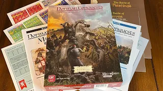 Norman Conquests: Men of Iron Volume V (GMT) - Unboxing and Overview of Series