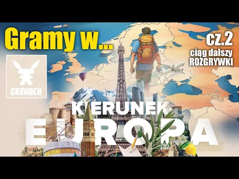 KIERUNEK EUROPA / ABROAD - cz.2 (rozszerzona) rozgrywki w nowość od Geekach Games