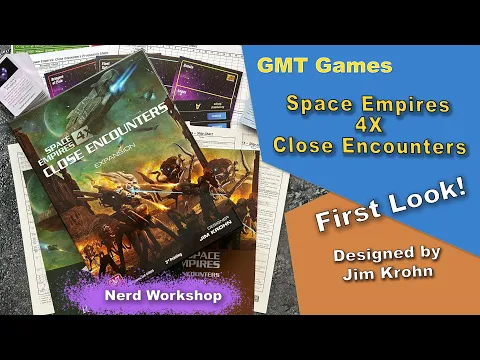 GMT Games: Space Empires Close Encounters 3rd Printing - First look