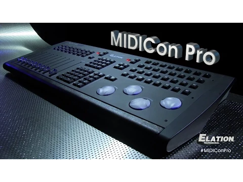 Product video thumbnail for Elation MIDIcon Lighting MIDI Controller
