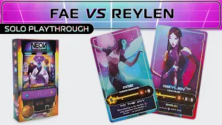 Fae vs Reylen | Neon Reign | Solo Playthrough Hard Mode