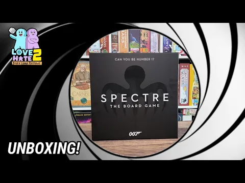 Unboxing of Spectre: The Board Game from Mōdiphiüs Entertainment