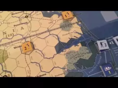 GMT's US Civil War Play through - 1861 Fall Strategic Movements