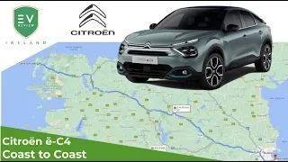 Citroen e-C4 Coast to Coast Range Test #Citroën