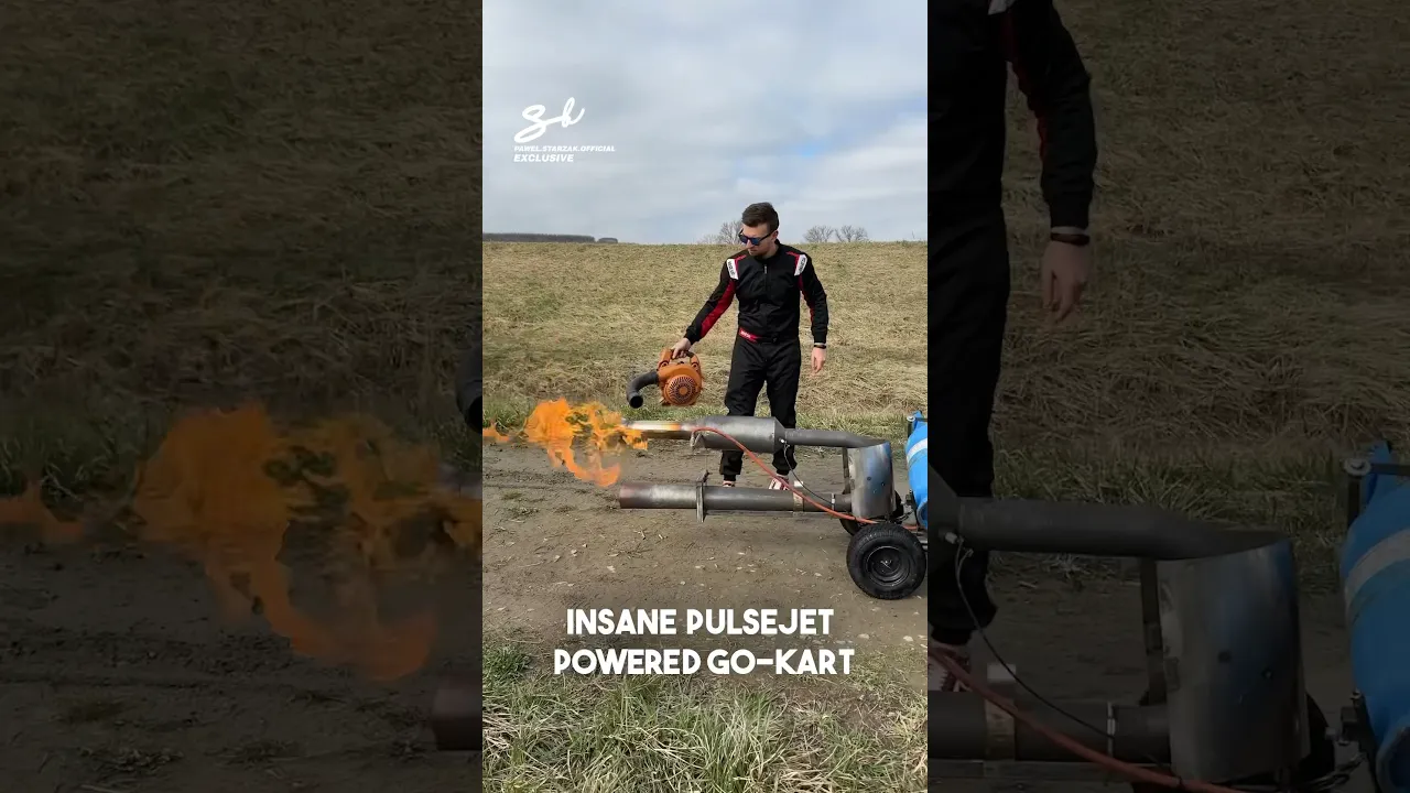 This guy is jetting off... literally! 🔥🏍️ I 🎥: @pawel.starzak.official  #fire #motorbike #bike