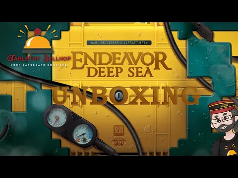Endeavor Deep Sea Unboxing, Deluxe Edition - An eco-friendly board game with no plastic in the box