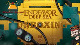 Endeavor Deep Sea Unboxing, Deluxe Edition - An eco-friendly board game with no plastic in the box