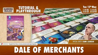 Dale of Merchants - Tutorial and Playthrough with designer Sami Laakso
