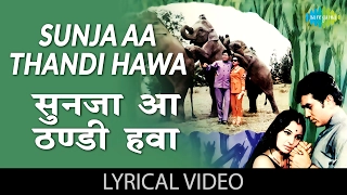 Sunja Aa Thandi Hawa with lyrics | सुन जा ऐ ठंडी हवा | Haathi Mere Saathi | Rajesh Khanna |Tanuja