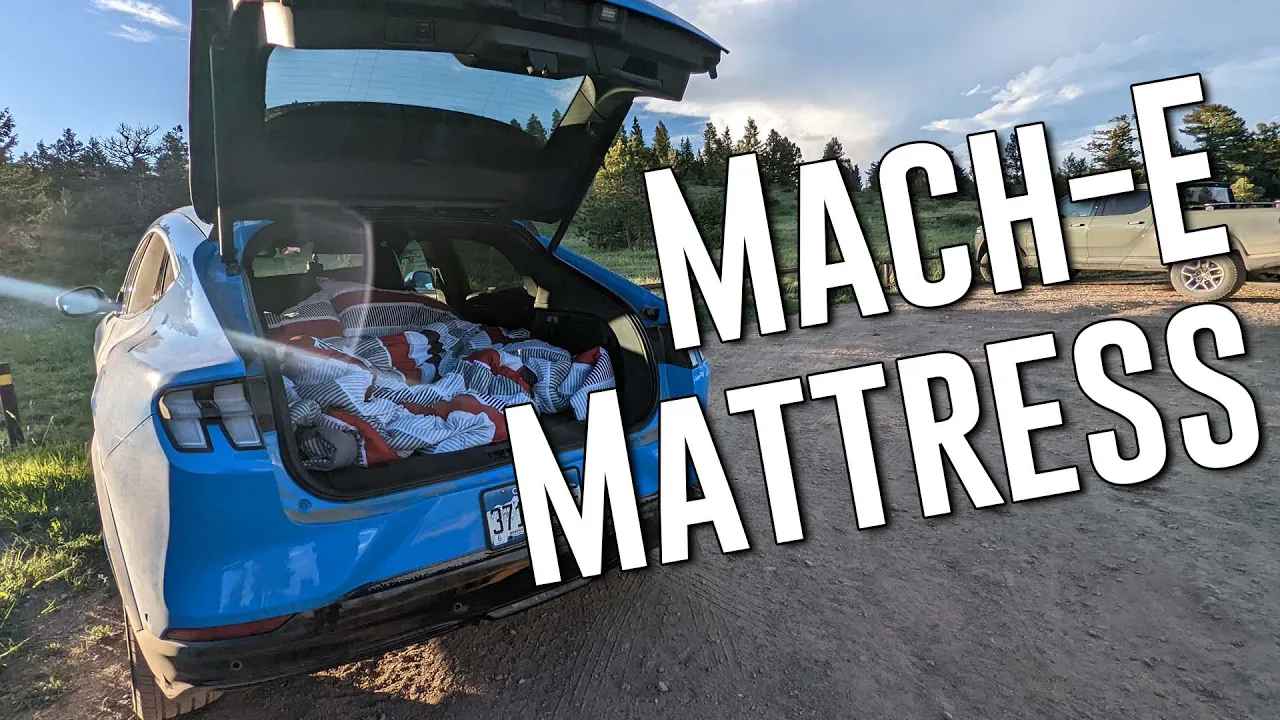 Mustang Mach-E Mattress Review | Our night in the Mach-E!