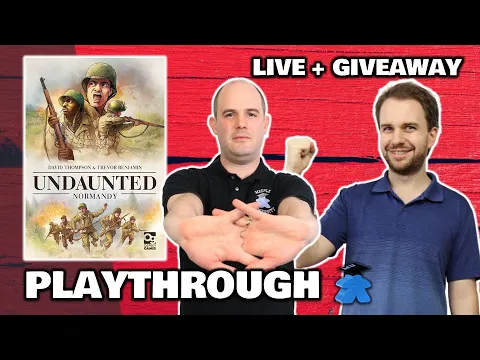 Undaunted: Normandy - LIVE Playthrough Board Game & Worldwide Giveway
